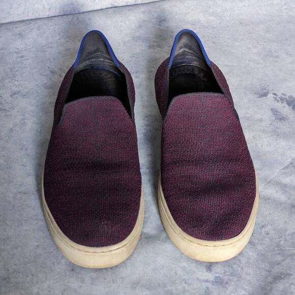 Rothy's The Sneaker Fig Python Purple Slip On, Size 9 - Picture 3 of 9